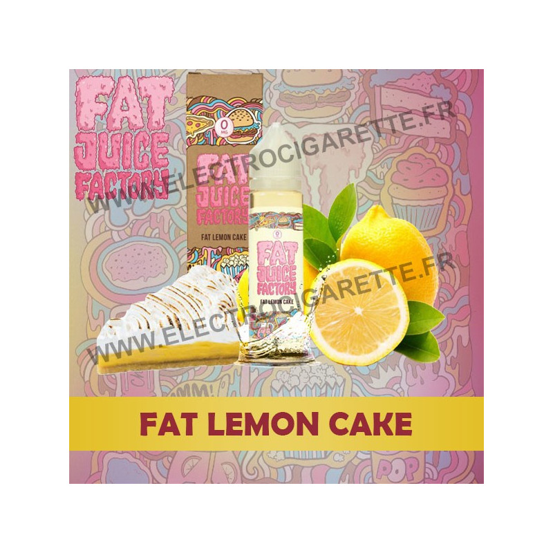 Fat Lemon Cake - Fat Juice Factory - Pulp - ZHC 50 ml