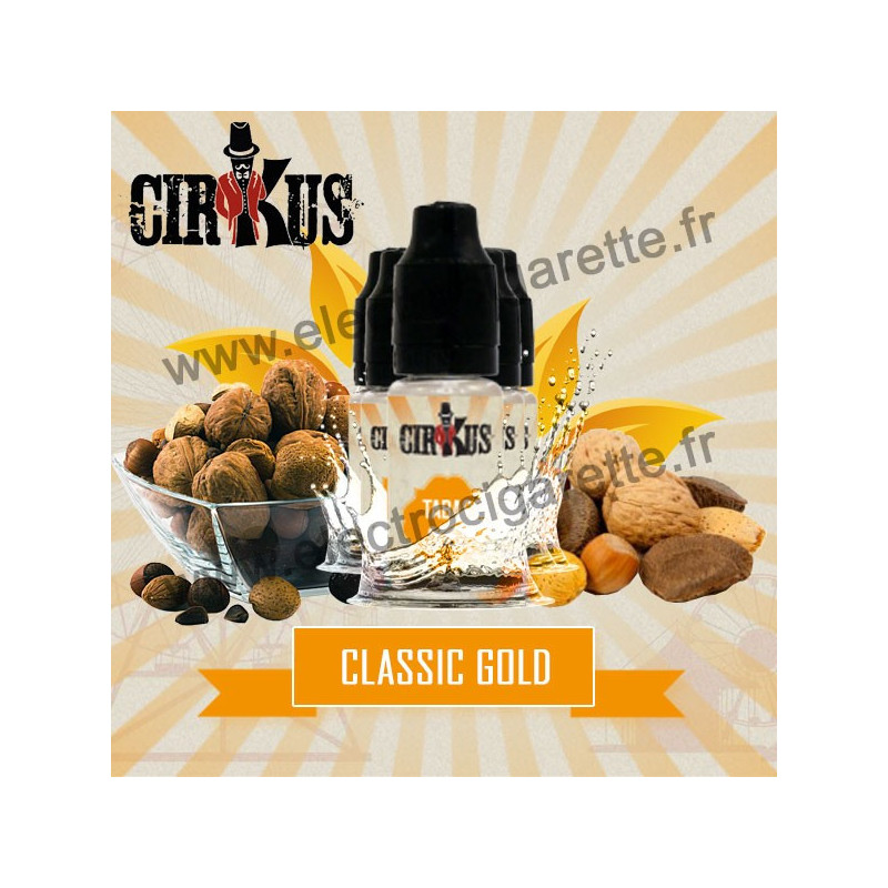 Pack de 5 flacons Classic Gold - Cirkus by VDLV