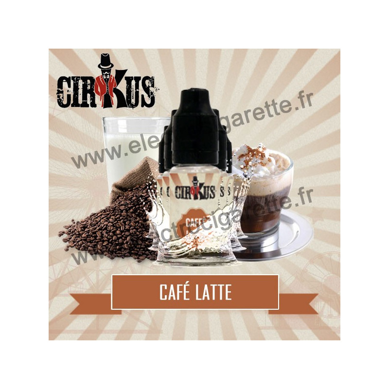 Pack de 5 flacons Café Latte - Cirkus by VDLV