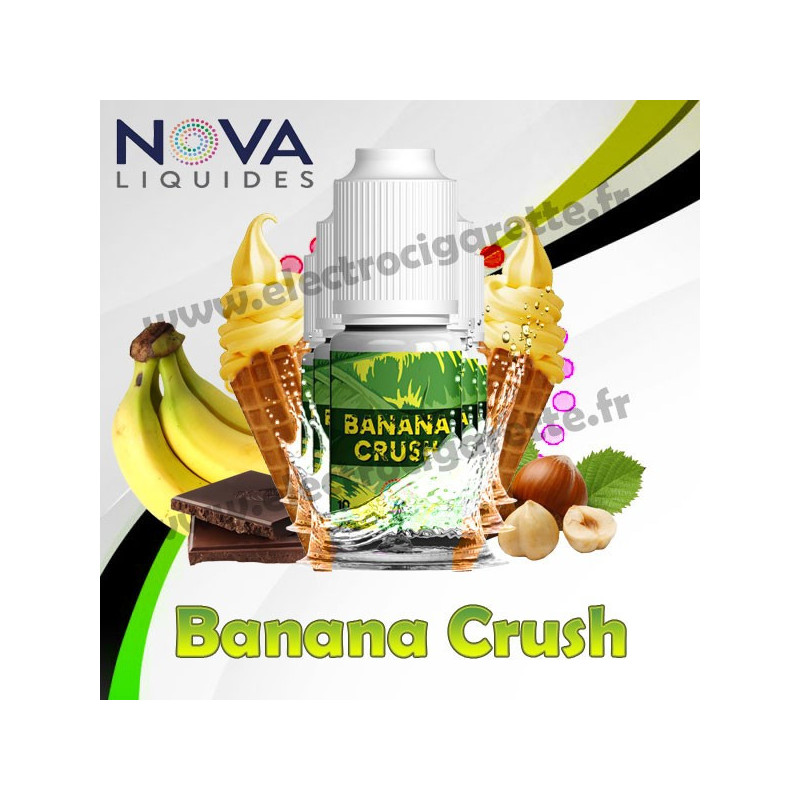 Pack 5 flacons Banana Crush - Nova Liquides Premium