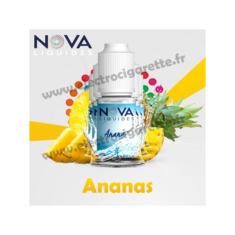 Pack 5 flacons Ananas - Nova Liquides Original