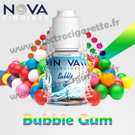 Pack 5 flacons Bubble Gum - Nova Liquides Original