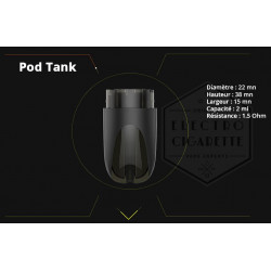 3 x Pod Tank de rechange pour UBoat Kangertech