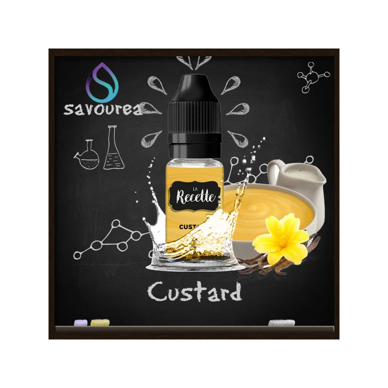Custard - La Recette Make It by by Savourea - Arôme concentré