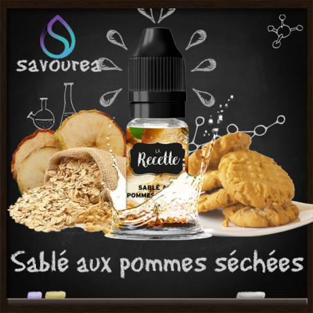 Sablé aux pommes séchées - La Recette Make It by by Savourea - Arôme concentré