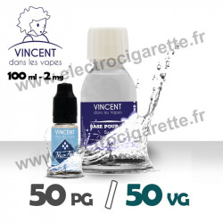 Base 50% PG / 50% VG - VDLV - 100 ml - 2, 4, 6 et 12 mg