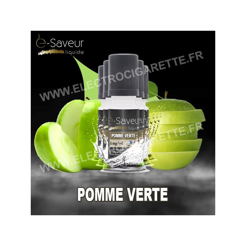 Pack 5x10 ml - Pomme Verte - e-Saveur