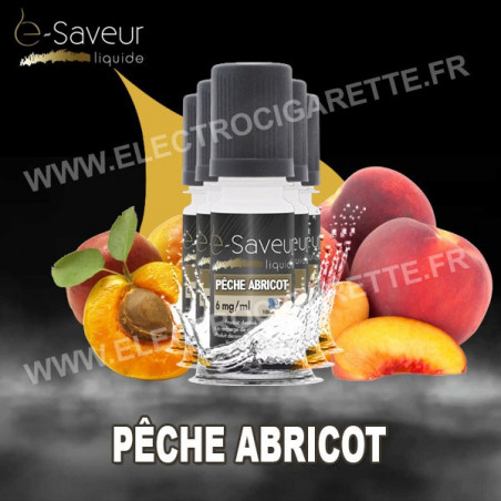 Pack 5x10 ml - Pêche Abricot - e-Saveur