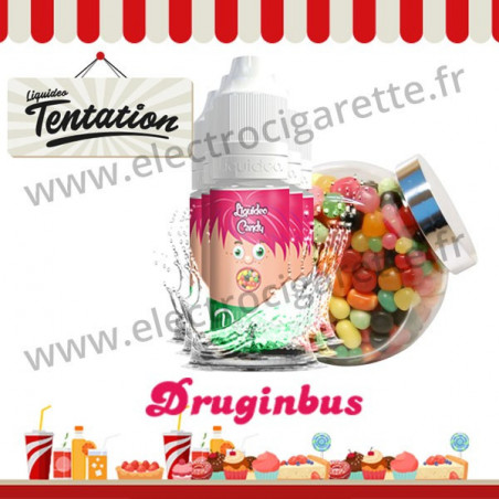 5 x 10 ml Druginbus - Candy Tentation - Liquideo