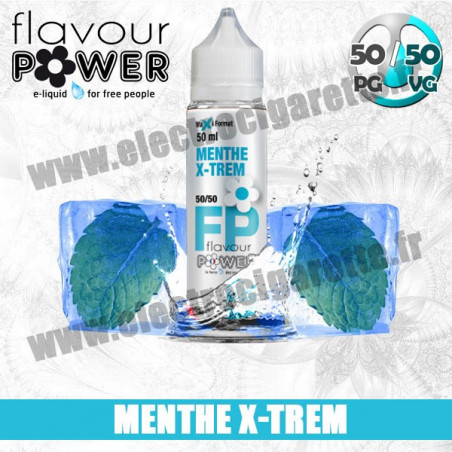 E-liquide Menthe X-Trem - Flavour Power - ZHC 50 ml