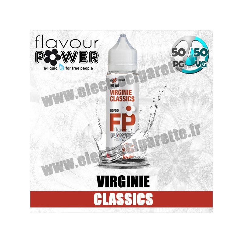 E-liquide Virginie Classics - Flavour Power - ZHC 50 ml