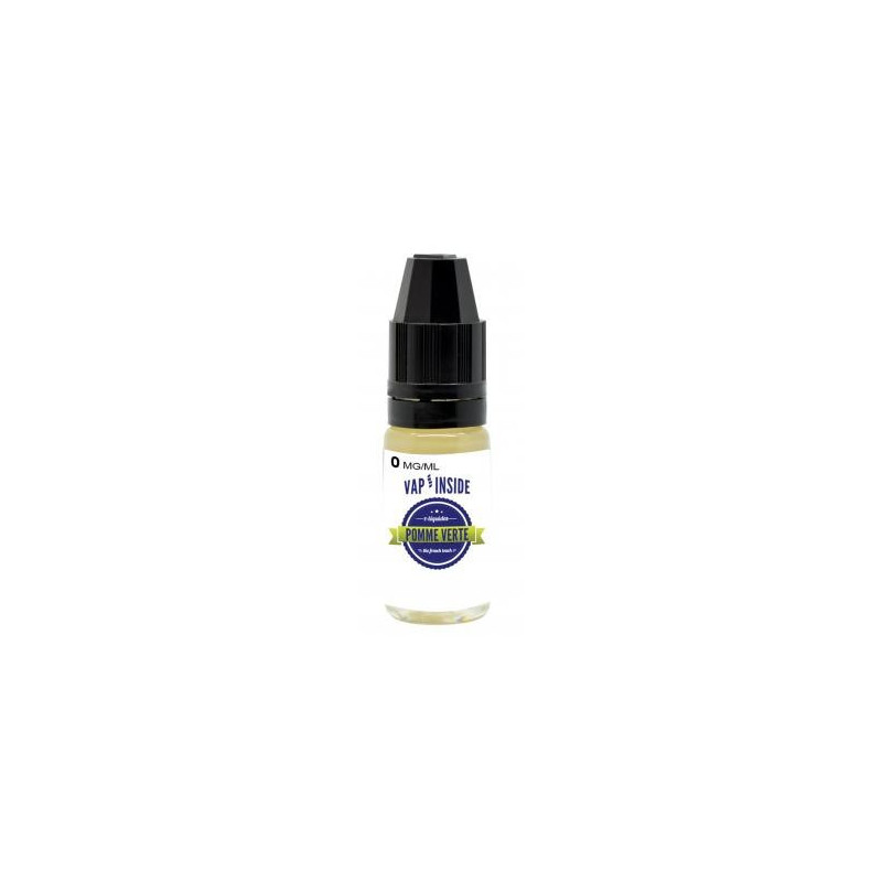 Pack 5 flacons 10 ml Pomme verte - Vape'Inside pas cher