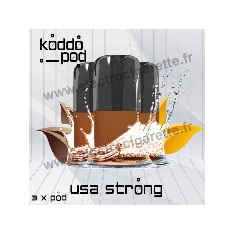 USA Strong - 3 x Pods Nano - KoddoPod Nano - Nouvelle cartouche