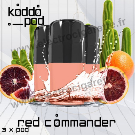 Red Commander - 3 x Pods Nano - KoddoPod Nano - Nouveaux Pods