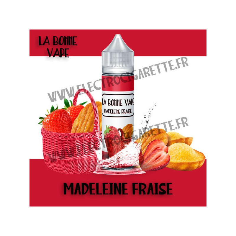Madeleine Fraise - La Bonne Vape - ZHC - 60 ml