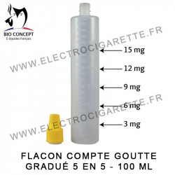 Flacon compte goutte graduÃ© - 100 ml - Bio Concept
