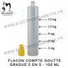 Flacon compte goutte graduÃ© - 100 ml - Bio Concept