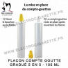 Flacon compte goutte graduÃ© - 100 ml - Bio Concept