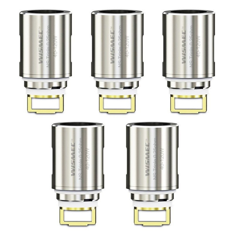 Mèches NS Triple Elabo 0.25ohm - Wismec