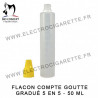Flacon compte goutte graduÃ© - 50 ml - Bio Concept