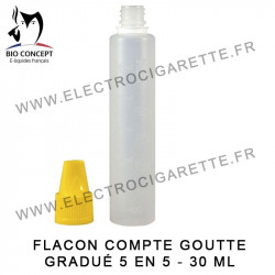 Flacon compte goutte graduÃ© - 30 ml - Bio Concept