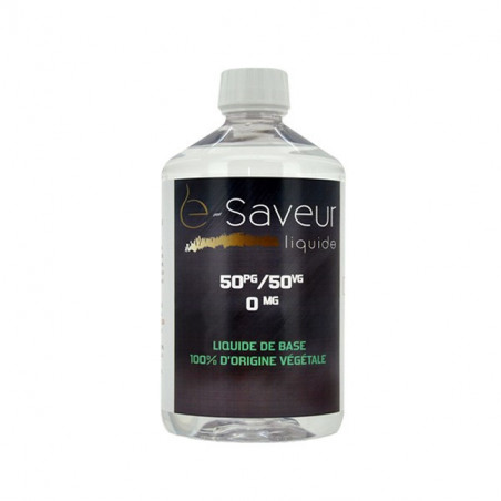 Base 50PG / 50VG 0mg - e-Saveur 500ml