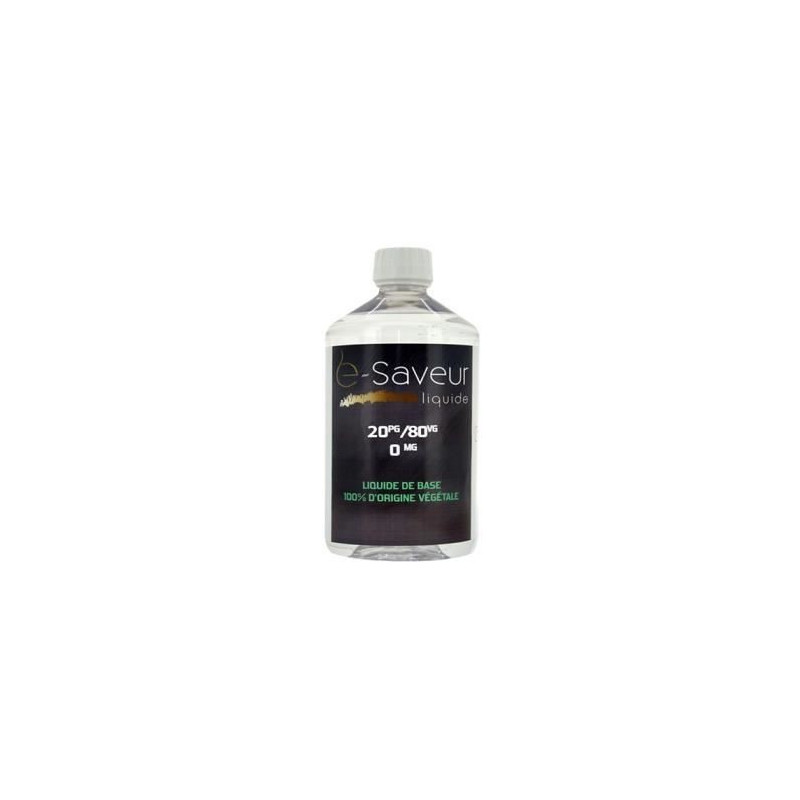 Base 20PG / 80VG 0mg - e-Saveur 500ml