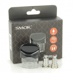 Cartouche 3 ml Nord Pod avec 2 coils 0.6 Ohm & 1.4 Ohm Smok