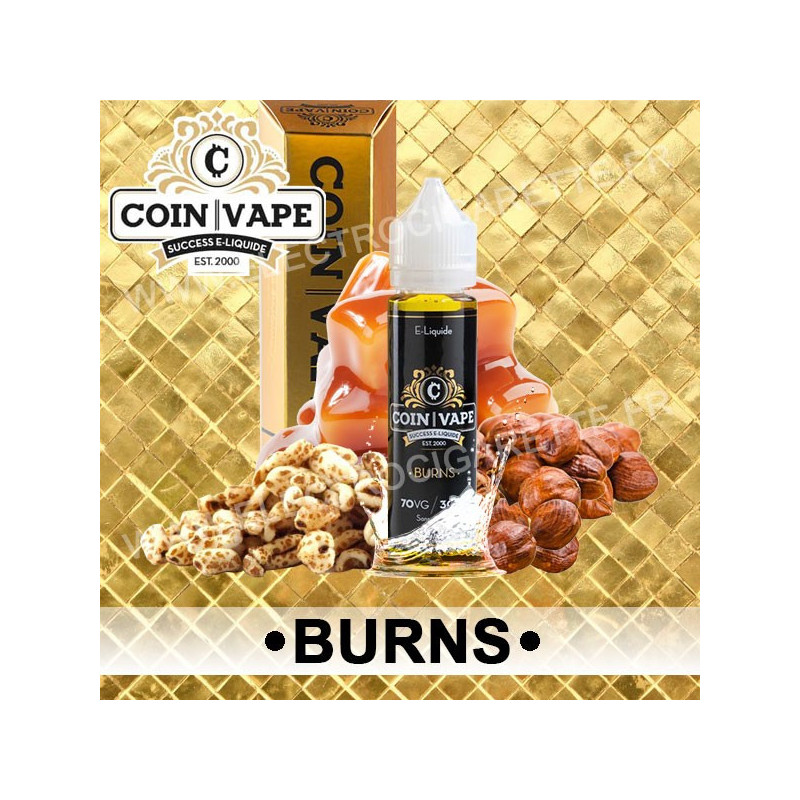 Burns - Coin Vape - ZHC 50 ml - Savourea