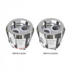 Pack de 5 x Résistances HW-N Dual - 0.25 Ohm - Eleaf - Versions