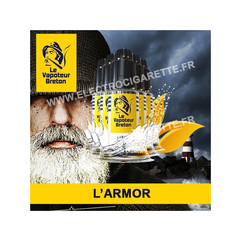 Pack de 5 x L'Armor - L'Authentic - Le Vapoteur Breton - 10 ml
