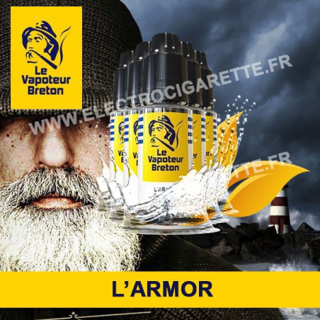 Pack de 5 x L'Armor - L'Authentic - Le Vapoteur Breton - 10 ml