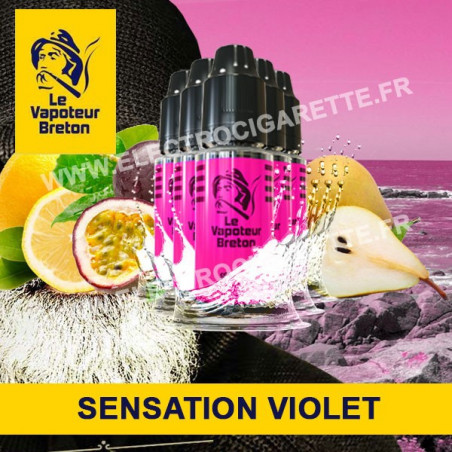 Pack de 5 x Violet - Sensation - Le Vapoteur Breton - 10 ml