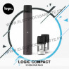 Cigarette électronique Compact Noir - Logic Compact - 2 pod par pack