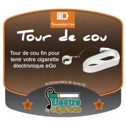 Tour de cou fin pour cigarette Ã©lectronique
