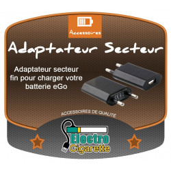 Adaptateur secteur USB fin