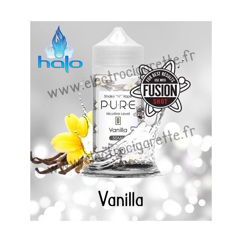 Vanilla - Pure - Halo Shake n Vape - ZHC 50ml