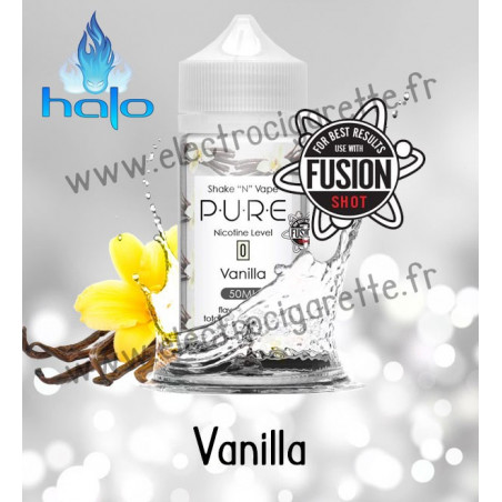 Vanilla - Pure - Halo Shake n Vape - ZHC 50ml
