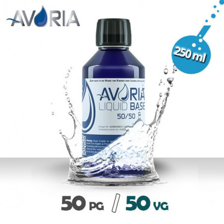 Base 250ml - 0mg - Avoria - 50% VG / 50% PG