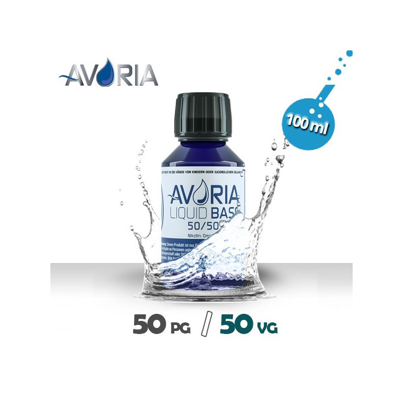 Base 100ml - 0mg - Avoria - 50% PG / 50% VG