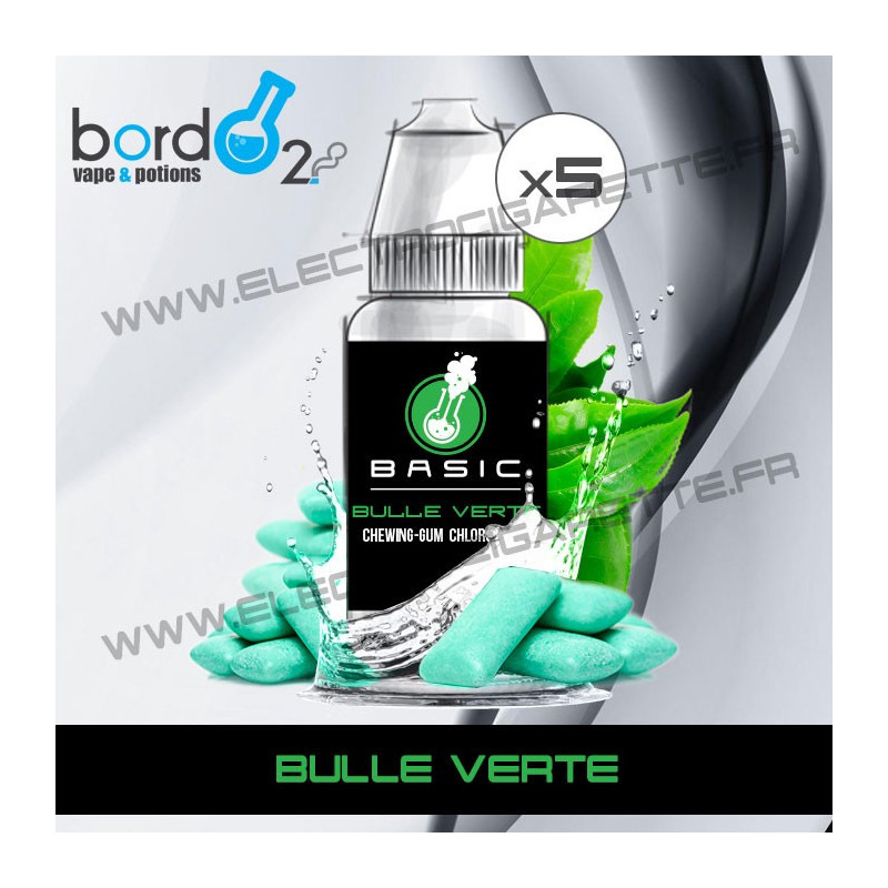 Pack de 5 x Bulle Verte - Basic - Bordo2