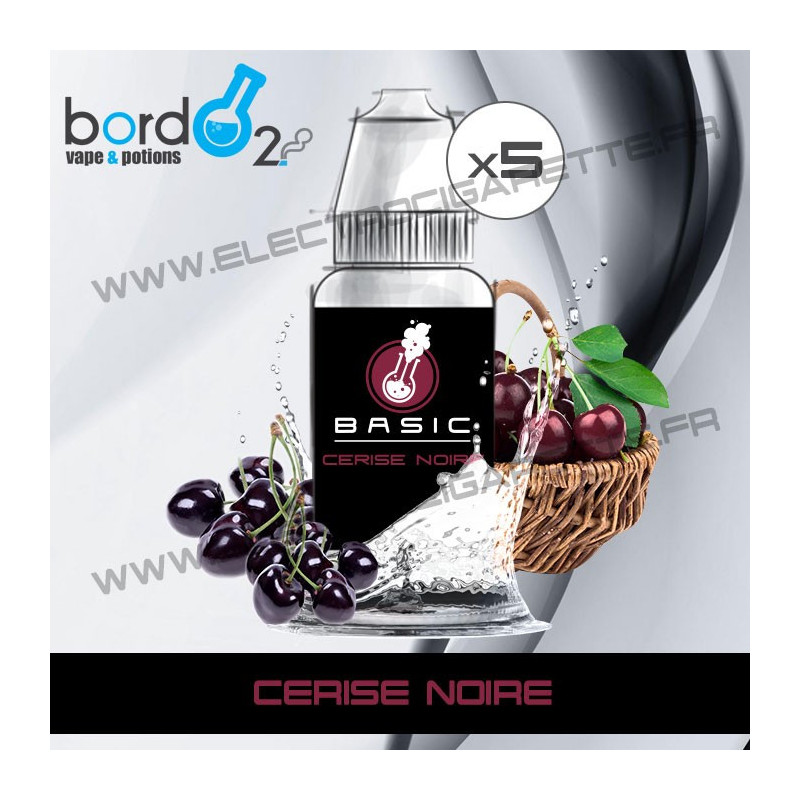 Pack de 5 x Cerise Noire - Basic - Bordo2