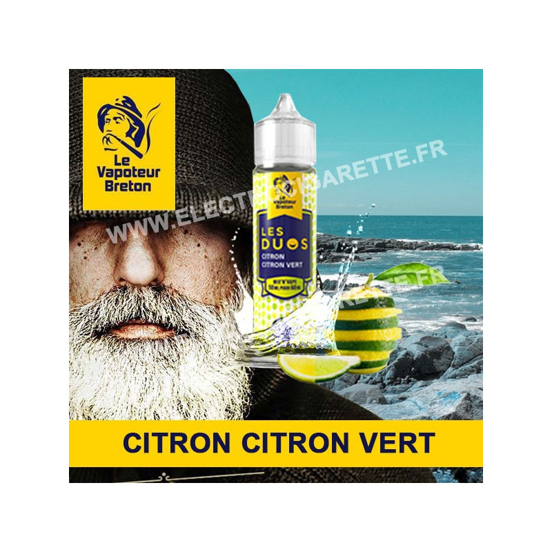 Citron Citron Vert - Les Duos - Le Vapoteur Breton - ZHC - 50 ml