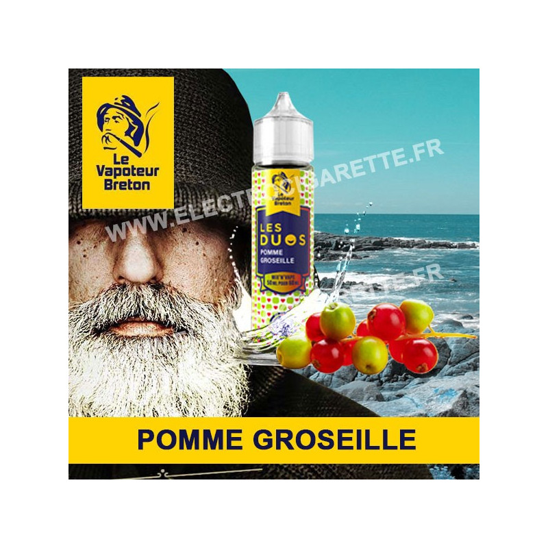 Pomme Groseille - Les Duos - Le Vapoteur Breton - ZHC - 50 ml