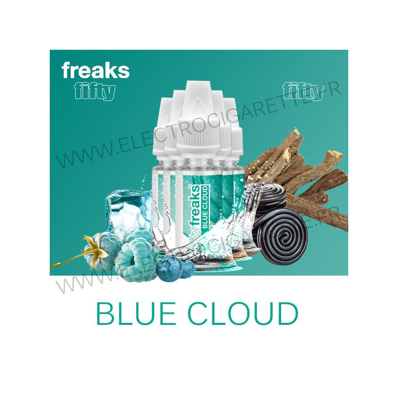 Pack de 5 x Blue Cloud - Fifty Freaks - 10 ml