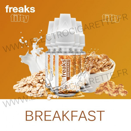 Pack de 5 x Breakfast - Fifty Freaks - 10 ml