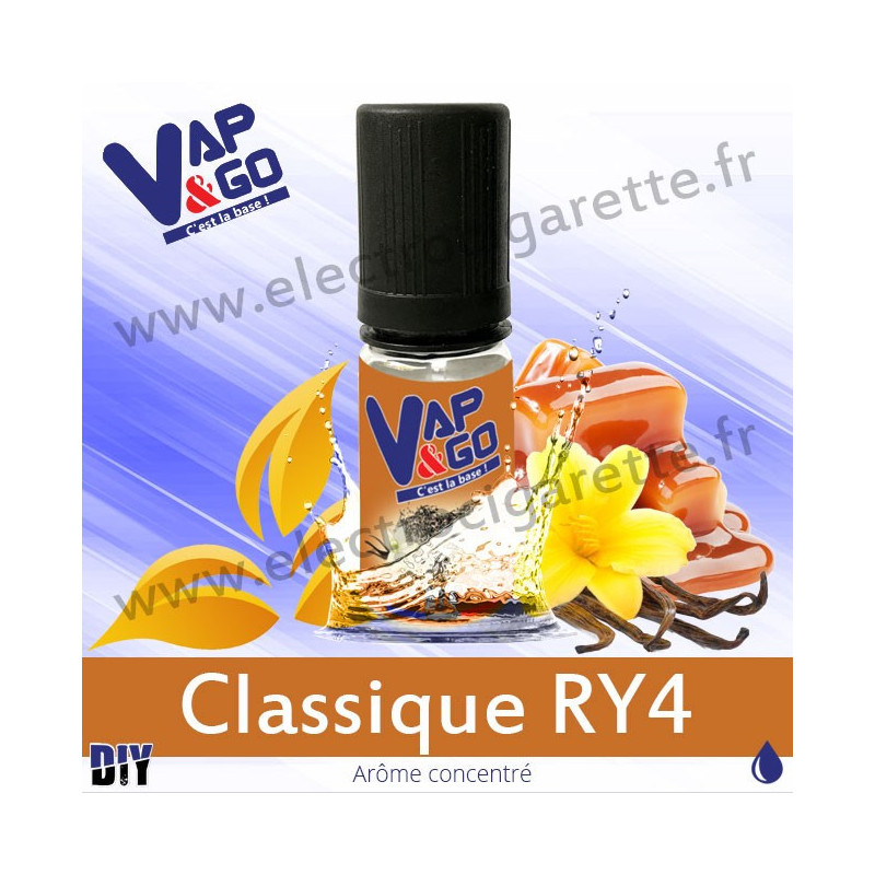 Classique RY4 - Vape&Go - Arôme concentré DiY - 10 ml