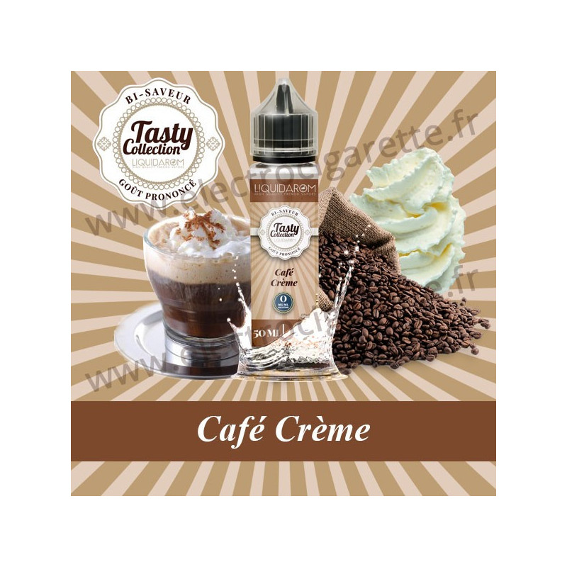 Café Crème - Tasty - LiquidArom - ZHC 50 ml