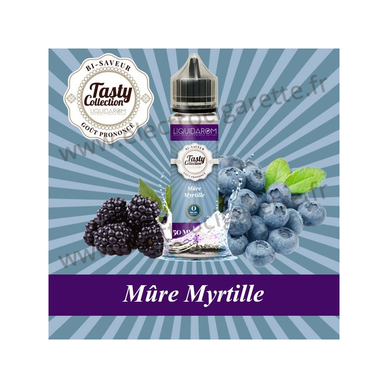 Mûre Myrtille - Tasty - LiquidArom - ZHC 50 ml
