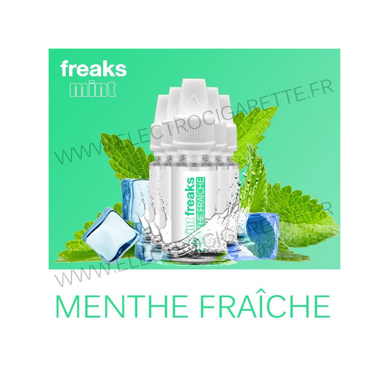 Pack de 5 x Menthe Fraîche - Freaks - 10 ml